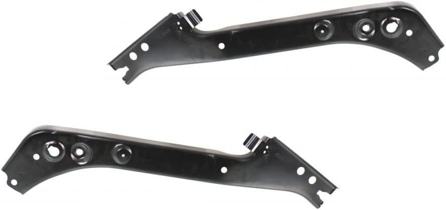 For Nissan Rogue 2008-2015 Radiator Support Tie Bar Driver and Passenger Side | Pair | Upper | Steel | Replacement For NI1225188, NI1225187 | 615343392554, 62512JM00A