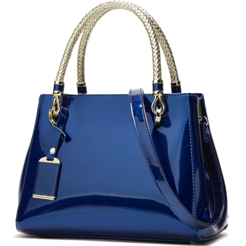 Sac à main brillant XingChen en cuir verni pour femme