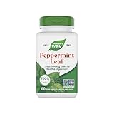 Nature's Way Peppermint Leaf, Traditionally Used to Soothe Digestion*, 700 mg per 2-Capsule Serving, Peppermint Supplement, Non-GMO Project Verified, 100 Vegan Capsules (Packaging May Vary)