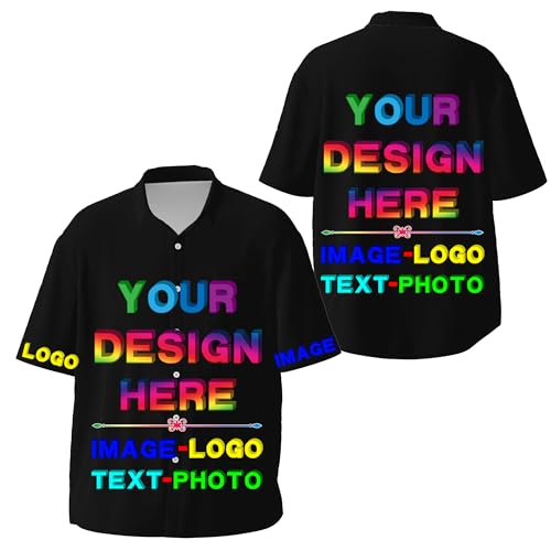Personalized Button Up Work Shirts for Men