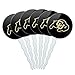 GRAPHICS & MORE University of Colorado Logo Cupcake Picks Toppers Decoration Set of 6