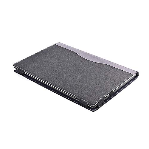 Honeymoon Compatible with Lenovo IdeaPad 330-15/320-15/310-15Case 15.6 Inch,PU Leather Hard Shell Case Cover for IdeaPad 520-15 Laptop 15",Black