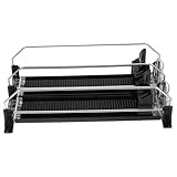 Veemoon 冷蔵庫用ドリンクプッシャー滑道 滚珠式ボール機構搭載 自動販売機 冷凍庫対応 ソーダ缶 瓶飲料向け 押し出し簡単 飲料整理棚ラッ