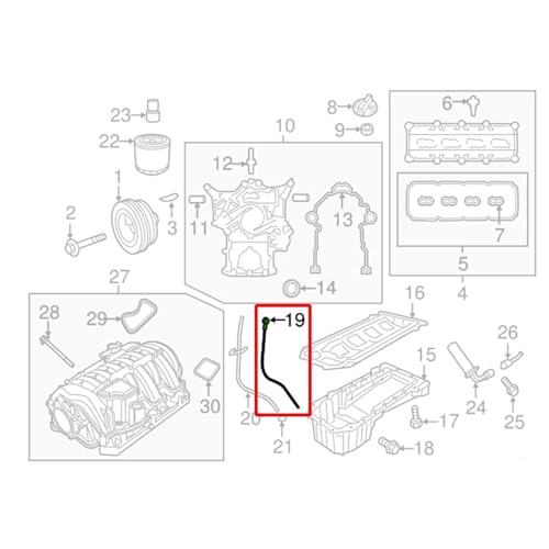 Varilla de nivel de transmisión para Jeep Commander 2005-2011 herramienta de medición 7