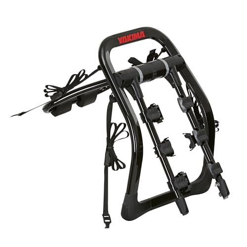 Yakima 3-Bike Premium Trunk Mount Carrier, Bike Rack w/ Locks & Bottle Opener, FullBack 3