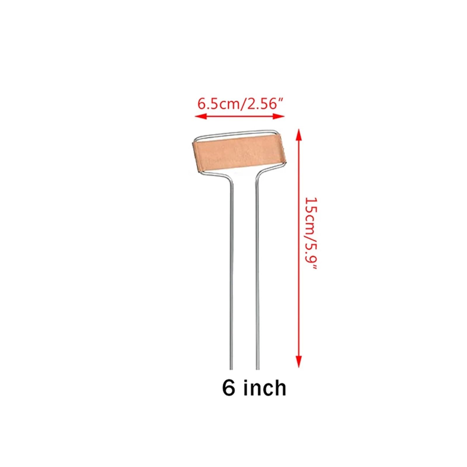 Etichette Per Piante 10/25/50 Pezzi Etichette For Piante In Metallo Con Piastra Di Rame(6inch,50pcs)