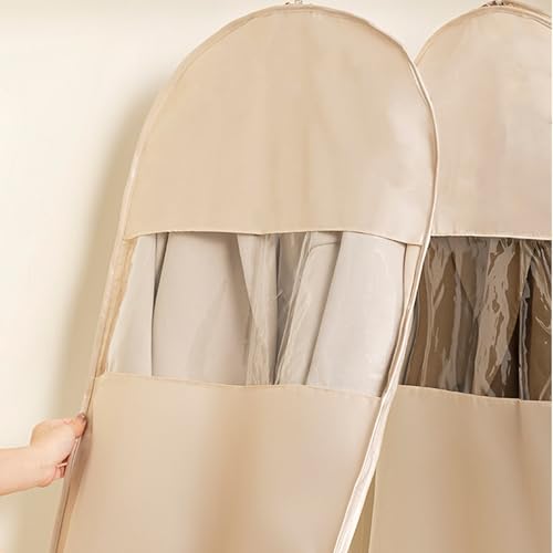 Clear Clear Side Fastener Garment Storage Bag For Resistant Clothes3