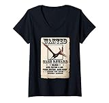 Photo Gallery donna dinosaur pterodactyl wanted poster maglietta con collo a v Photo Gallery donna dinosaur pterodactyl wanted poster maglietta con collo a v