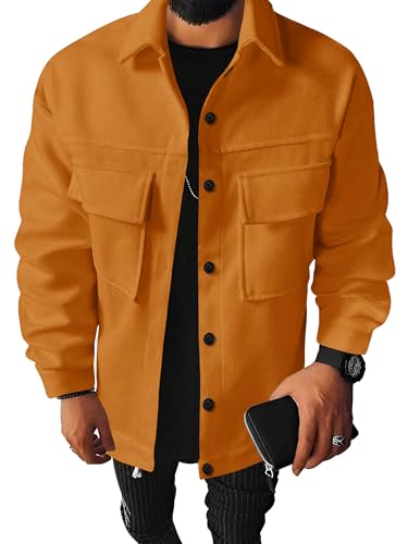 Image of Noble Monk Men's Regular Fit Solid Sweatshirt | Cargo Pocket | Full Sleeve |Stylish Sweatshirt for Men