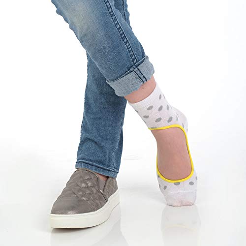 KEYSOCKS BabyKeys No-Show Socks, Size 4-6 Years, Pack of 33