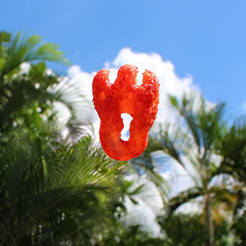 Holiday Big Foot, The Giant Cheese Snack, Spicy, 25g. (Pack of 12)