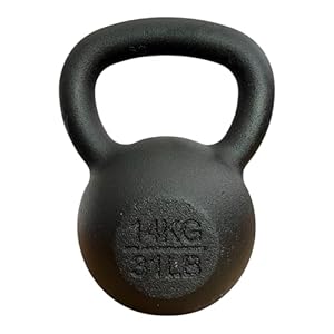 Chase Fitness Cast Iron Kettlebell for Strength and Cardio Home Gym Training 6kg – 24kg (14KG)