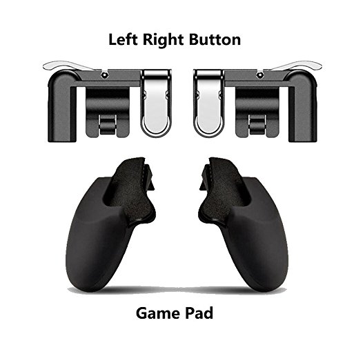 YTGOOD – Controle de jogo móvel, gatilhos para jogos de celular, botão de disparo, chave de mira L1R