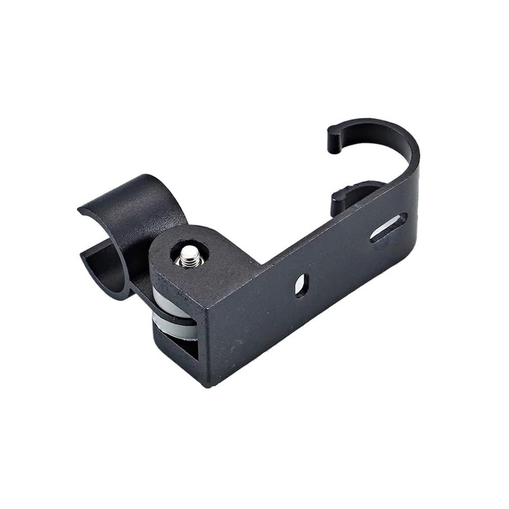 3 x schwarze Aluminium-Handbrausehalter-Haken für Wandbrausezubehör