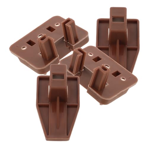 IWOWHERO 2Sets Plastic Drawer Guides and Stoppers for Dressers Non Drawer Stops Easy Installation Drawer Slide Kits for Cabinets and Furniture Durable Drawer Accessories