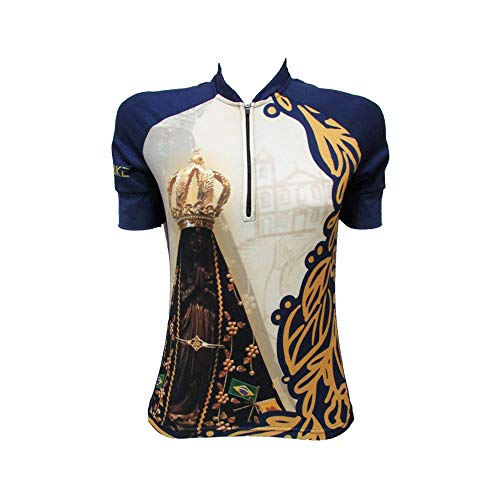 CAMISA CICLISMO NOSSA SENHORA DA APARECIDA Branco, M