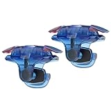 PUBG 荒野行動 コントローラー スマホゲーム iPhone対応 Android対応 ゲームコントローラー 射撃ボタン COD スイッチ 左右兼用 ２個セット チート 軽く反応 射撃用押しボタン式 高耐久ボタン 高速射撃 (ブルー)