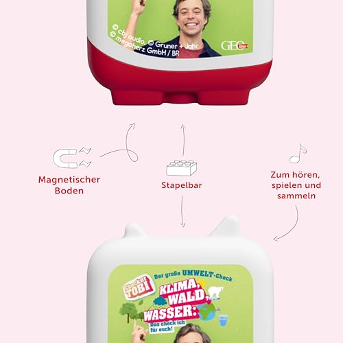 tonies Clever 4er Set Checker Tobi für Deine Toniebox, Wissens-Hörspiel für Kinder ab 8 Jahren, Spielzeit ca. 223 Minuten – Ansicht 5