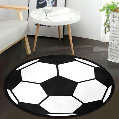 Tapete redondo para fútbol de 3 pies miniatura 6