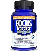 Focus Factor Brain & Vision, 60ct - Multivitamin Supplement with Vitamin B6, B12, D3, Lutein, Zea...