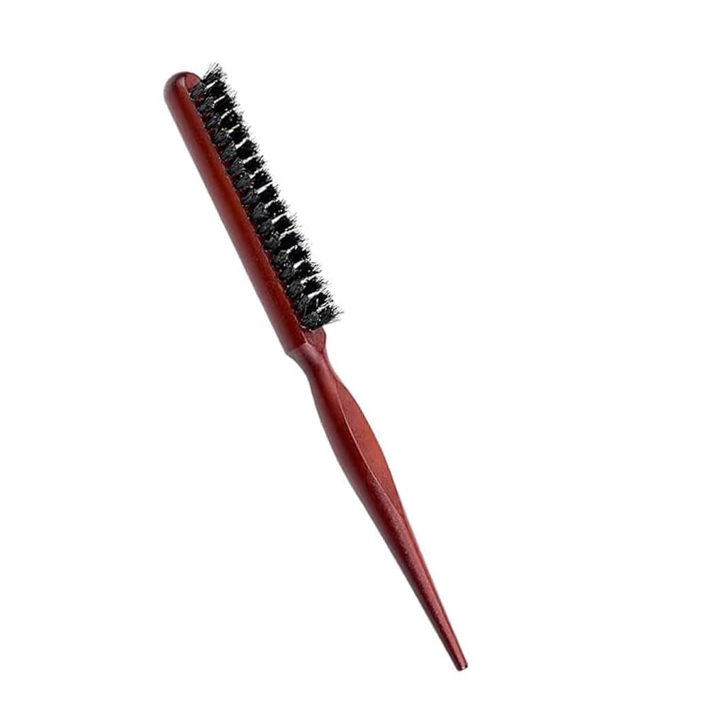 KIRA Teasing & Backcombing Brush – Wooden Handle with Nylon Bristles Hair Volumizing & Backcombing Brush for Styling-image-31