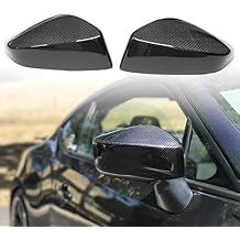 Mirror Caps Covers Fits for Subaru BRZ Toyota 86 Scion FR-S Coupe Real Carbon Fiber Side Door Rearview Mirror Cap Trim Direct Add-on Type
