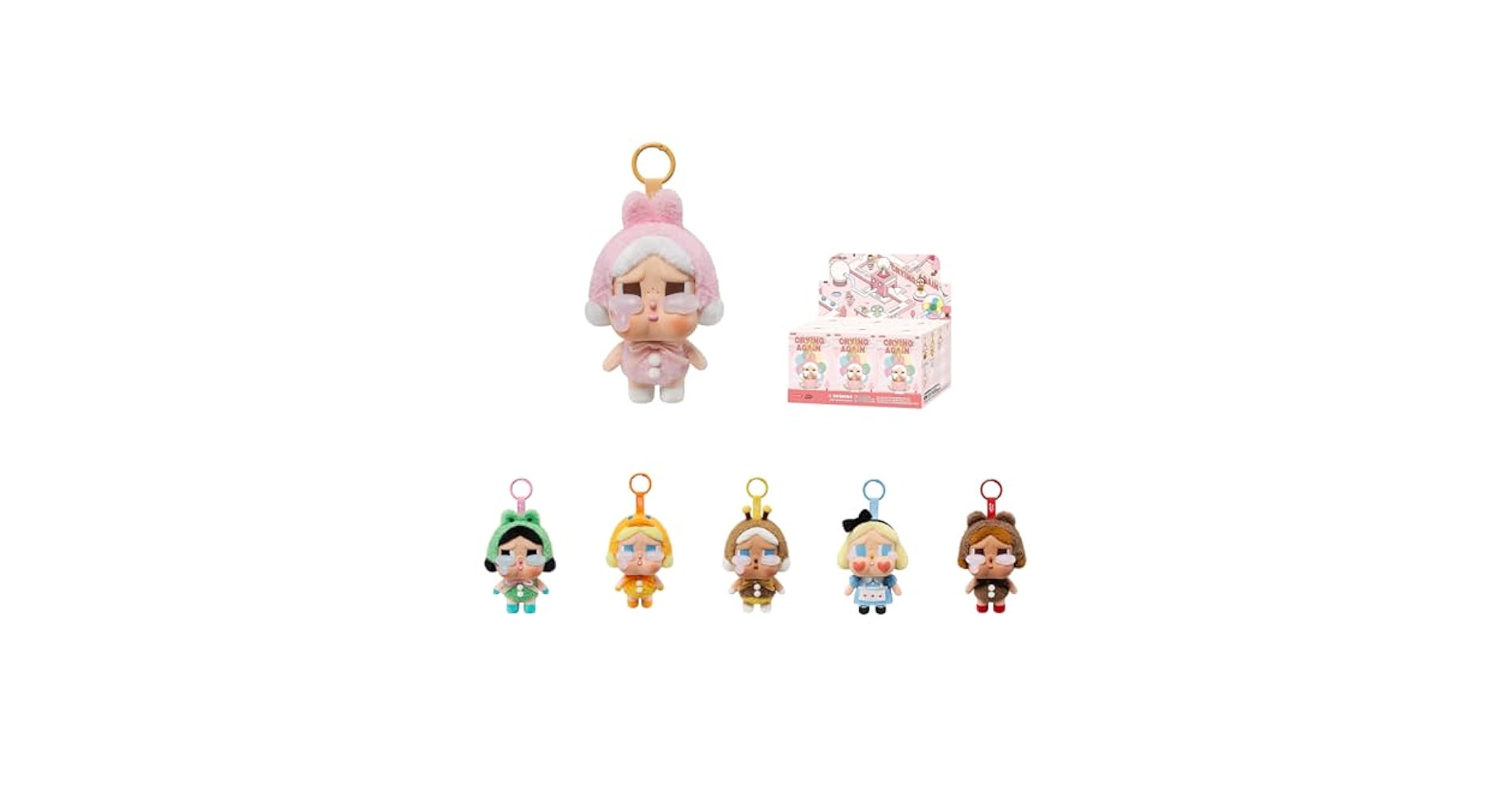 2点セットCRYBABY/Crying Again くま はち ぬいぐるみ Amazon.com: POP MART Crybaby Tears Factory Series - Vinyl