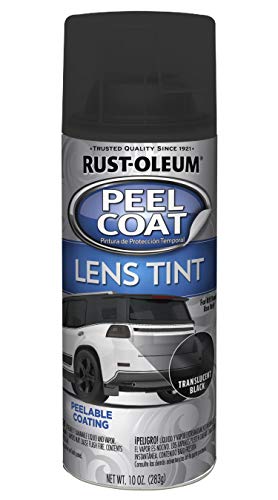 Rust-Oleum 297622 Peel Coat Spray Paint, 10 oz, Translucent Black (Pack of 1)