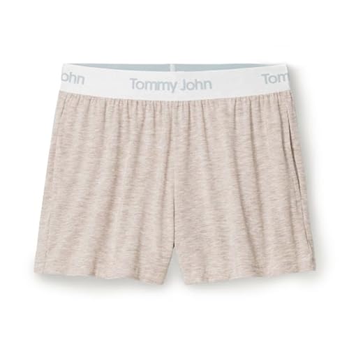 Image of Tommy John Women's Sleep Shorts, Second Skin Fabric, Comfortable Soft Pajama & Lounge Bottoms for Women