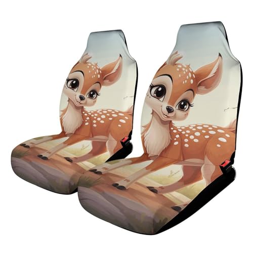 Housse de siège auto universelle motif cerf pour la protection de votre voiture
