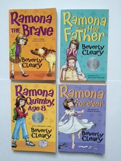 Beverly Cleary (Set of 4) Ramona the Brave; Ramona and Her Father; Ramona Quinby, Age 8; Ramona Forever