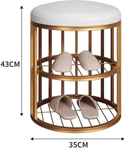 Banc à chaussures solution économie d'espace pour entrée encombrée et salon - 3