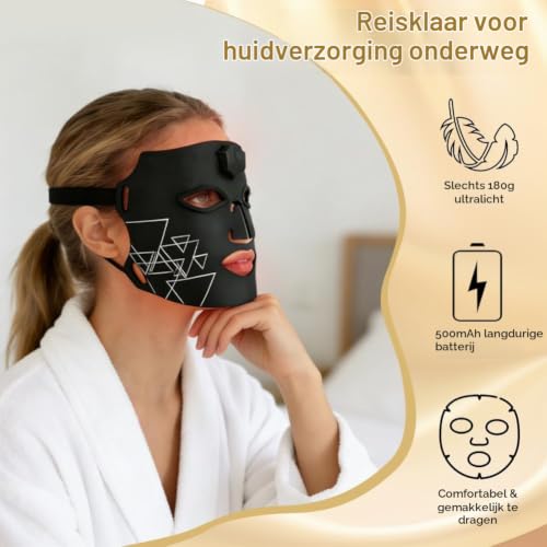 Maxi Meilleur Pro LED-lichttherapiemasker – Rood - View 6