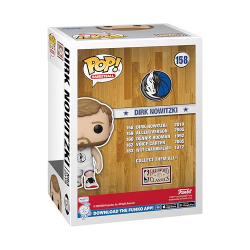 Funko Pop! NBA: Legends, Dirk Nowitzki, (2019), Collectable Vinyl Figure, Gift Idea, Official Merchandise - Image 3