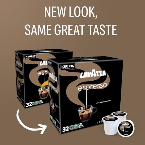 Image of Lavazza Espresso, Single-Serve Keurig K-Cup Pods, Medium Roast Coffee, 32-Count Box