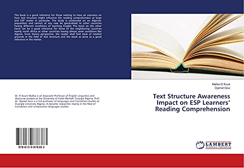 Preisvergleich Produktbild Text Structure Awareness Impact on ESP Learners¿ Reading Comprehension