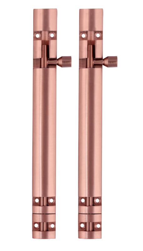 Image of Premium Heavy Aluminium 8 Inch Tower Bolt | Door Stopper | Door Lock Latch for Home, Office Doors,Main Doors,Windows | kundi | chitakni | Chitkini(Rose Gold Finish)(Pack of 2)