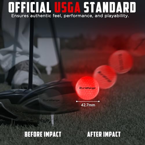 DURARANGE Impact Activated LED Golf Balls