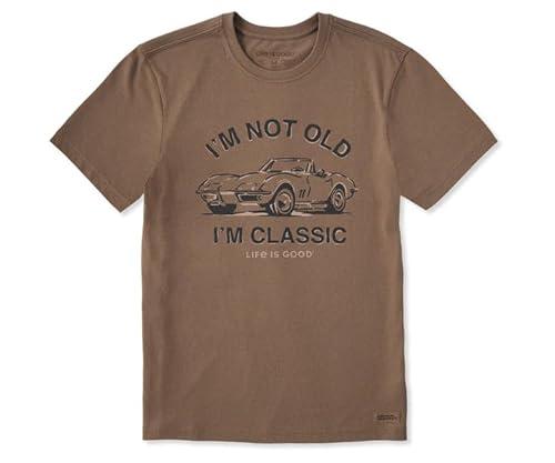 Life is Good Men's I'm Classic Sports Car Short Sleeve