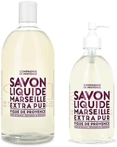 Compagnie de Provence Marseille Luxe Liquid Soap and Refill, Fig Provence