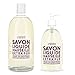 Compagnie de Provence Savon de Marseille Extra Pure Liquid Soap - Fig of Provence - 16.9 Fl Oz Glass Pump Bottle and 33.8 fl oz Plastic Bottle Refill