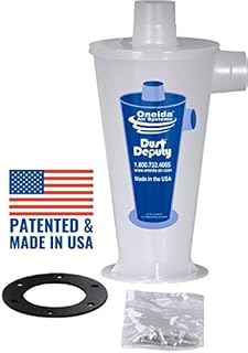 Dust Deputy DIY Anti-Static Retrofit Cyclone Separator for Wet/Dry Shop Vacuums (DD DIY)
