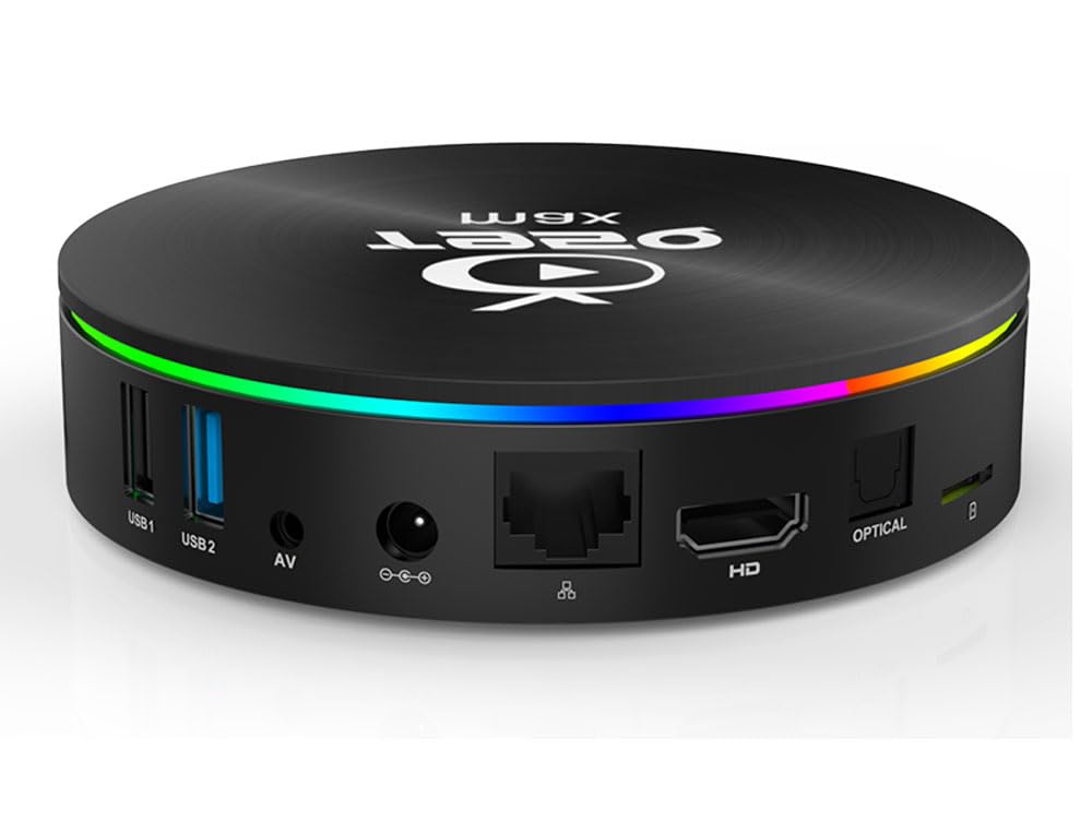 Android 9.0 TV Box T95Q max Amlogic S905X3 con 4GB RAM 32GB ROM 4K Ultra HD H.265 Dual Band WiFi BT 4.0 Media Box 2.4/5Ghz WiFi 100M LAN