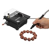 Mini-Tischsäge, 100W Tragbare Mini Tischkreissäge, Tragbare 7 Gang Netzteil Einstellbarer Tischsäge, 0-90° Schneiden, für DIY Schneiden Modellieren, Holzbearbeitung