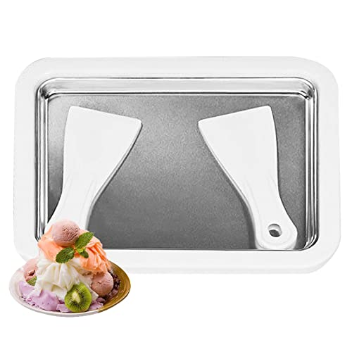 Auveach Machine à glace Rolls Plaque Rolled Ice Cream Maker Auto-refroidissement DIY pour enfants famille été Cover