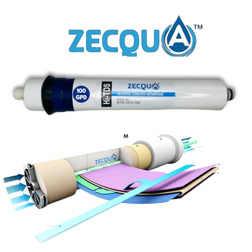 Image of RO Membrane 100 GPD Original,Works Till 2000 TDS, with Anti Bacterial tecnology,Compatible with All RO /UV /UF Water purifiers, ro Membrane 100 GPD Original