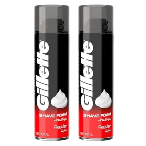 Gillette Classic Shaving Foam Regular 2 x 200ml