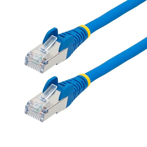 StarTech 100ft Cat6a Snagless Ethernet Cable, S/FTP, 100W PoE++, LSZH, Blue