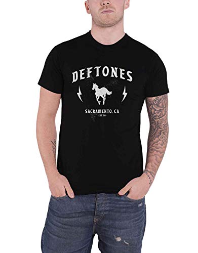 Deftones T Shirt Electric Pony Band Logo Nuevo Oficial De Los