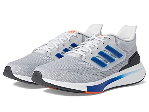 adidas EQ21 Run Halo Silver/Team Royal Blue/Semi Impact Orange 12 D (M)